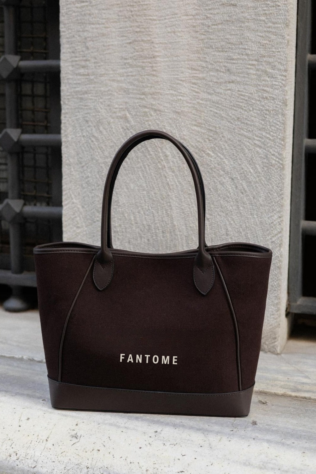 MOCHA BROWN TOTE BAG