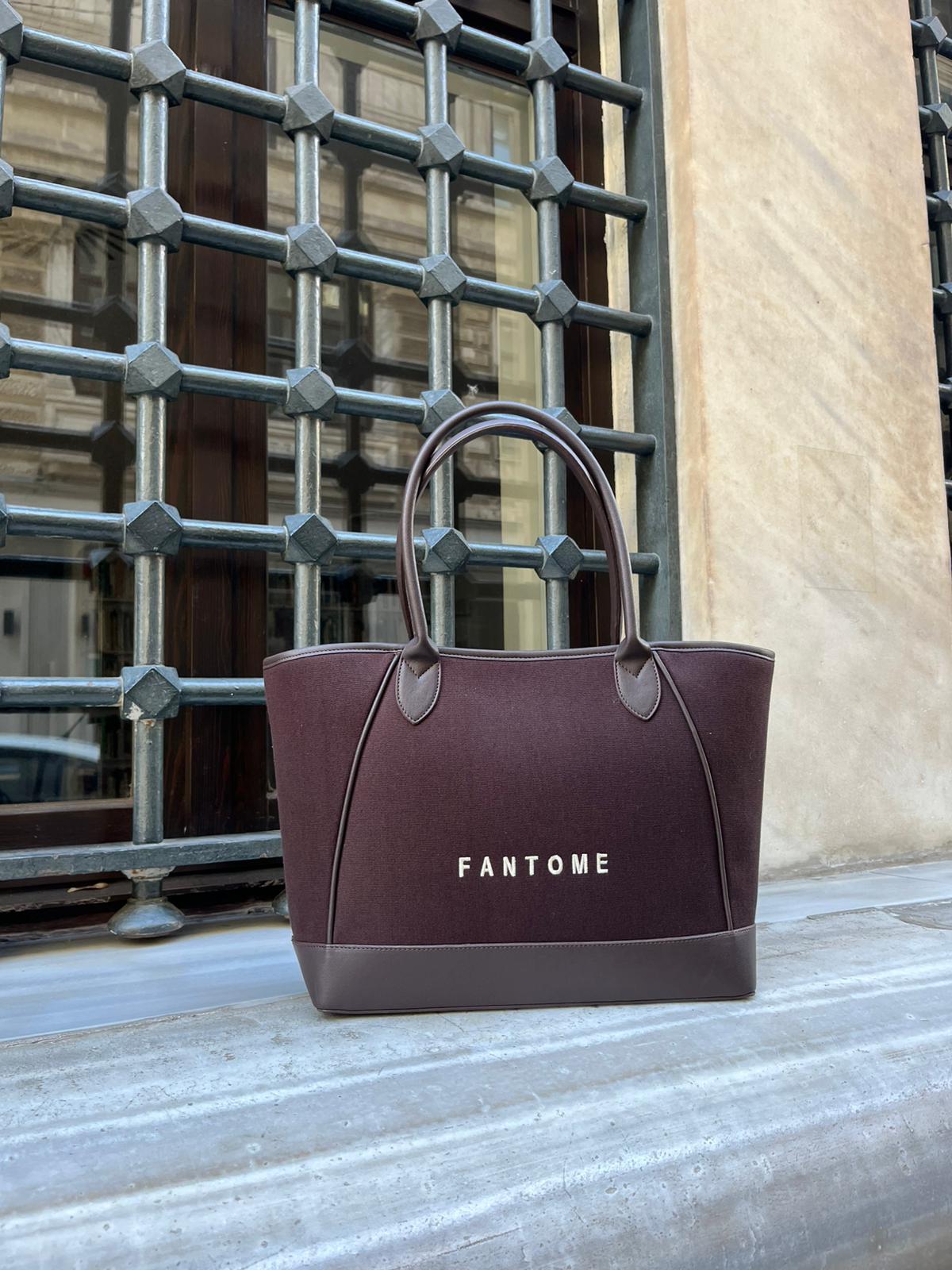 MOCHA BROWN TOTE BAG